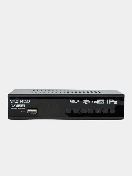 Ресивер эфирный DVB-T2/DVB-C YASIN  T8000