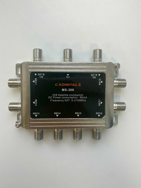 Мультисвитч 3*8 MS-38/MS-308 Мультисвитч 3*8 MS-38/MS-308