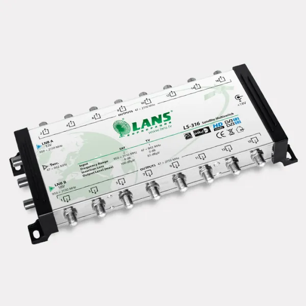 Мультисвитч 3*16 Lans LS-316