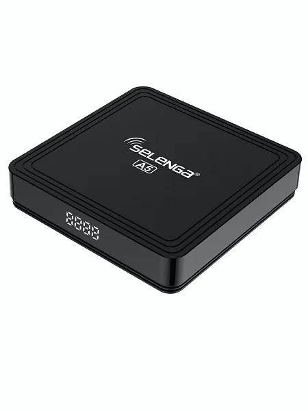 Андроид ТВ-приставка SELENGA A5 4+32 Гб S905X3  Android 9