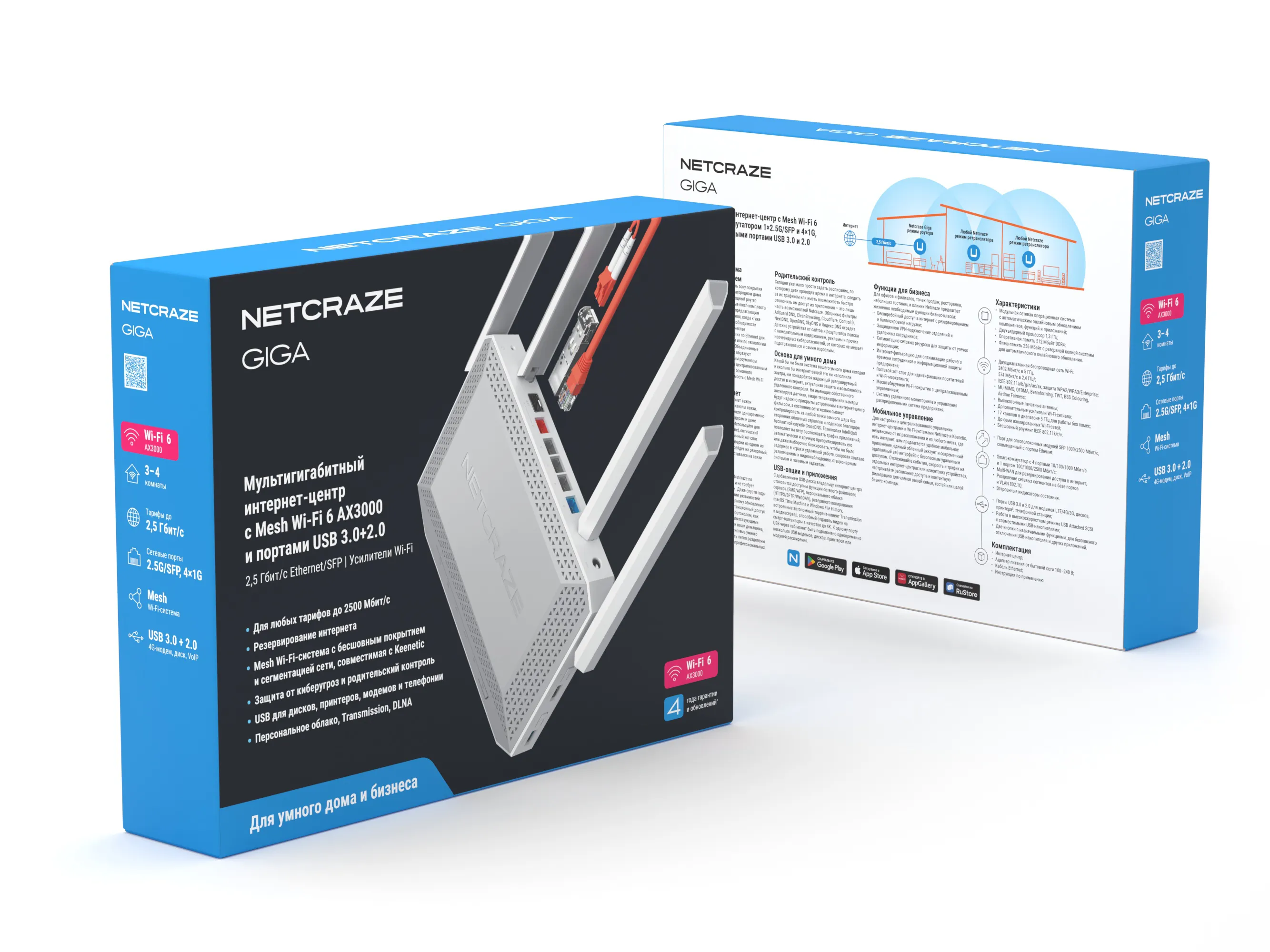 Роутер Netcraze Giga NC-1012