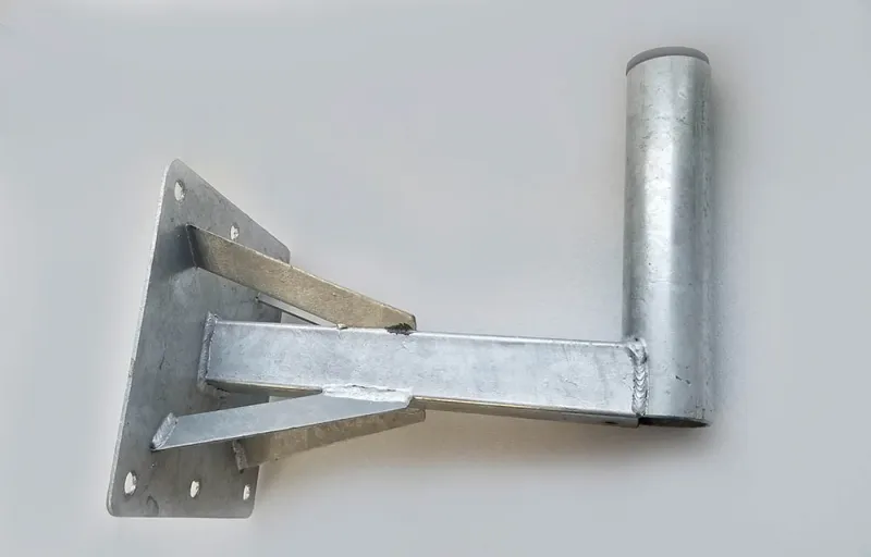 Кронштейн для антенн оцинкованный 25 см К25-Г40-ГЦ
