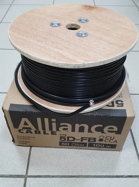 Кабель коаксиальный 50 Ом 5D-FB CCA