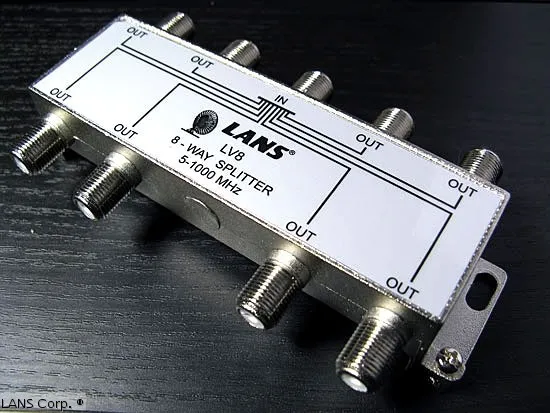Делитель на 8 ТВ Lans LV8