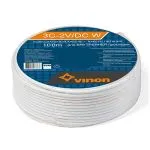 Кабель для видеонаблюдения  3C-2V/DC W Кабель для видеонаблюдения  3C-2V/DC W