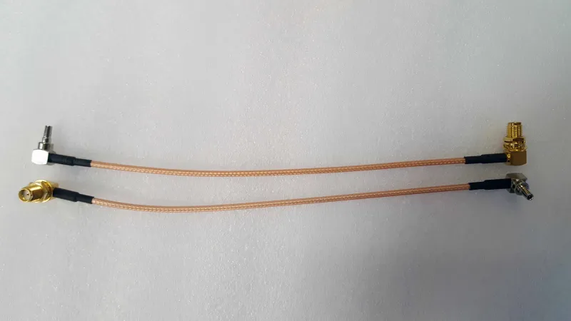 Адаптер антенный SMA female угловой - CRC-9 male