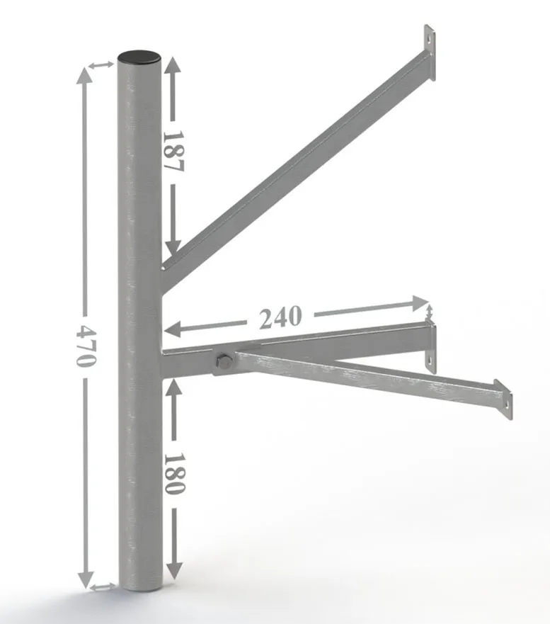 Стеновой кронштейн для крепления антенн KSU-240/470