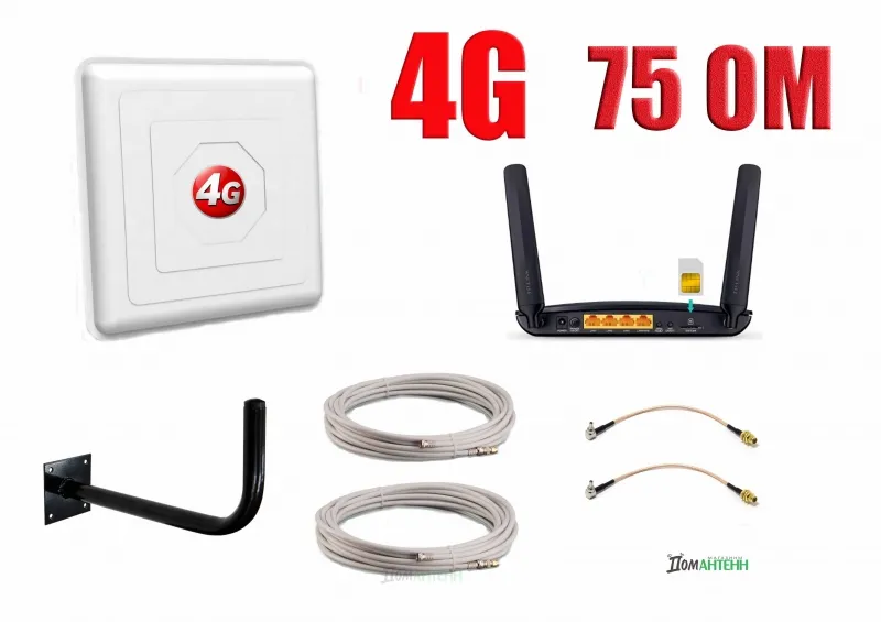 Комплект для 4G 75 Ом