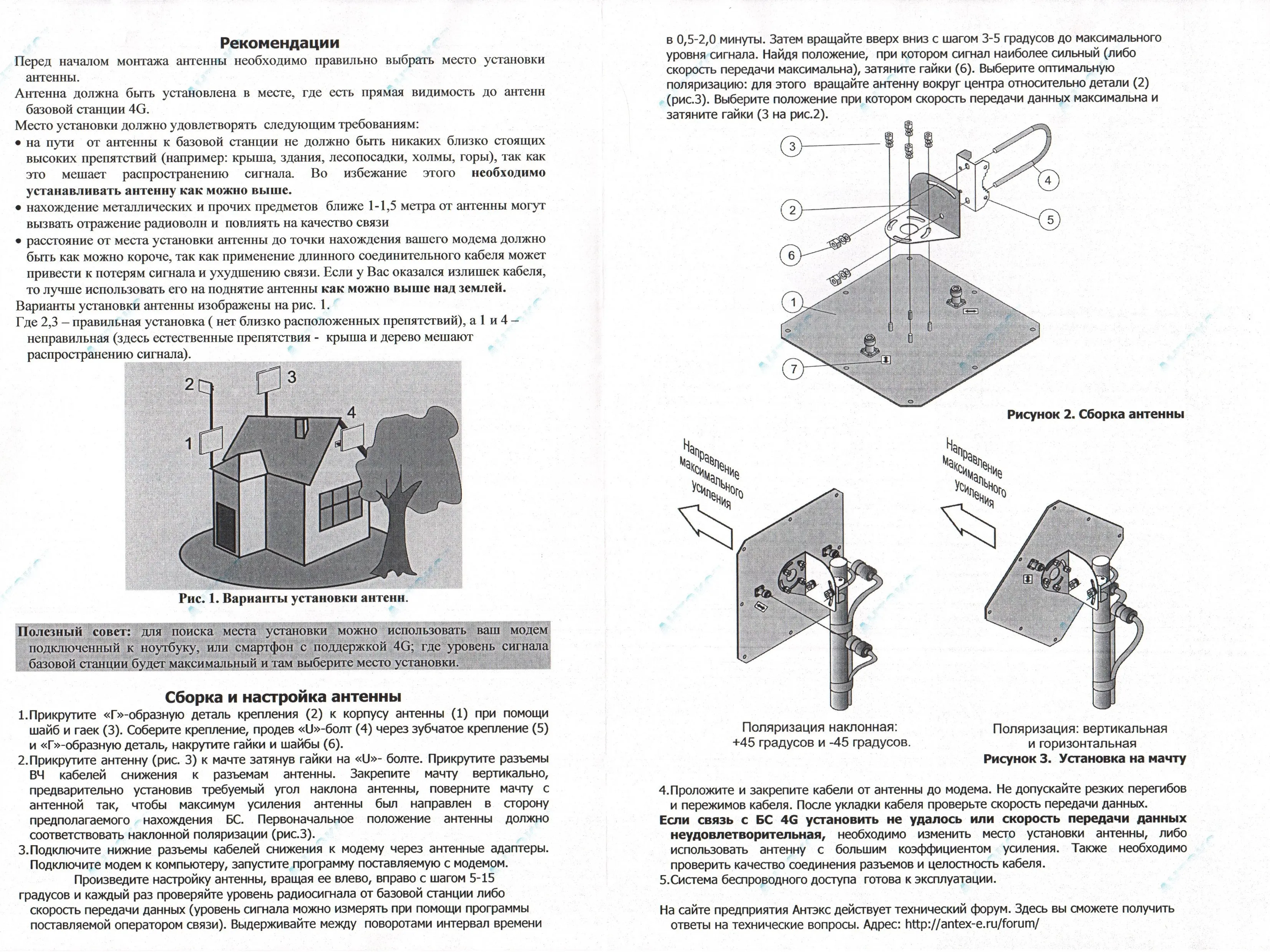 Антенна Антэкс AX-2513P MIMO