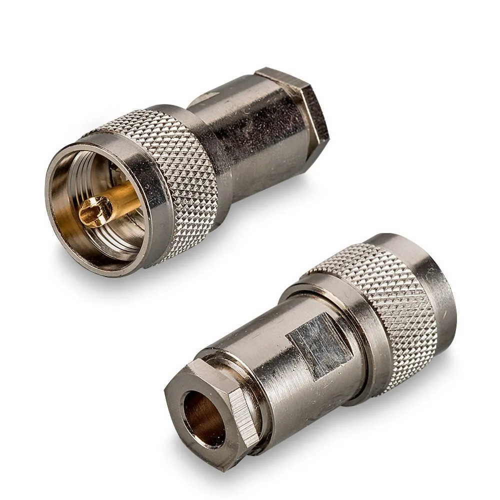 Разъём прижимной UHF male PL259 для 5D-FB