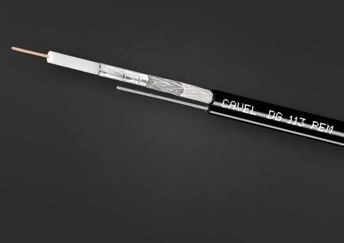 Кабель коаксиальный с тросом 75 Ом Cavel DG 113 PEM