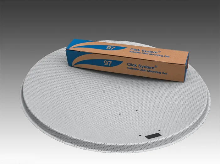 Антенна спутниковая Lans-97 MS9707GS (Светло-серая — RAL 7035)