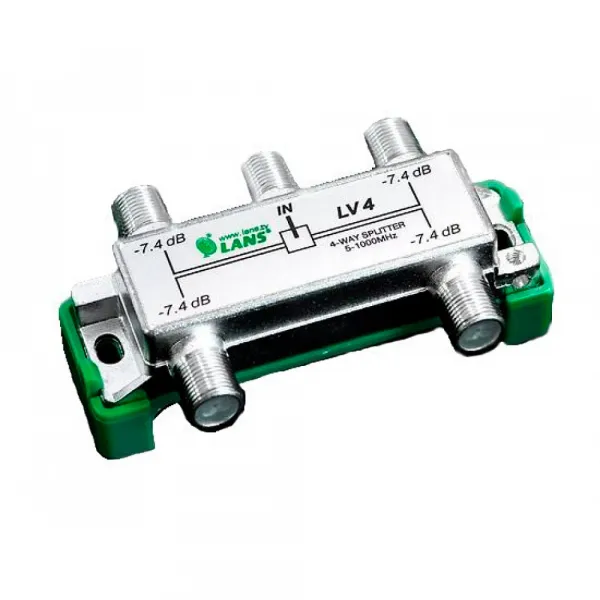 Делитель на 4 ТВ Lans LV4