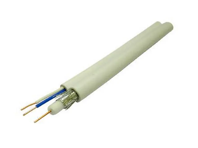 Кабель для видеонаблюдения  3C-2V/DC W Кабель для видеонаблюдения  3C-2V/DC W