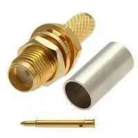 Разъём обжимной RP-SMA-female S-A211F RG-58 (1019)