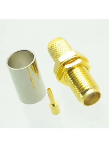 Разъём обжимной SMA-female для кабеля 5D-FB S-211 (665)