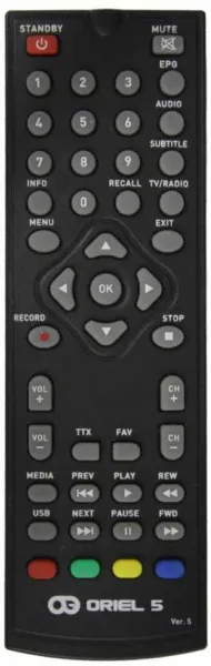 Пульт к ресиверу ORIEL RC-ORIEL-5