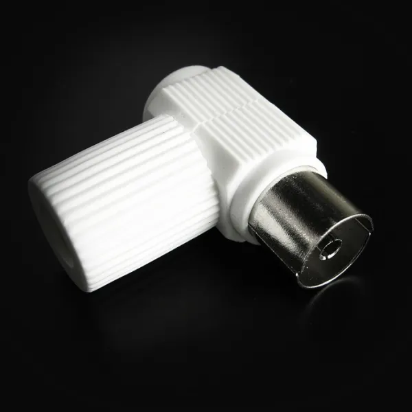 Штекер ТВ мама угловой пластик LANS FS 19 WL