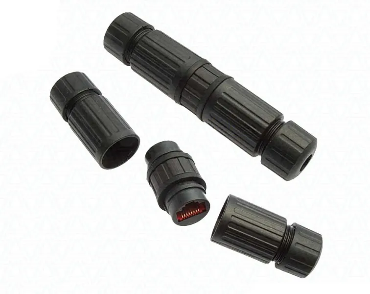 Проходной адаптер RJ45 (8P8C), кат. 5e IP67 для улицы