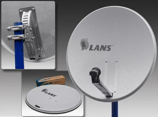 Антенна спутниковая Lans-80 MS8006GS (Светло-серая — RAL 7035)