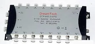 Мультисвитч с блоком питания 3*16 GreenLine MS-3016GL