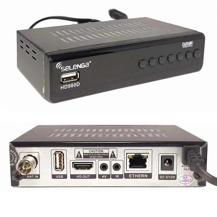 Ресивер эфирный SELENGA HD980D DVB-T2/DVB-C