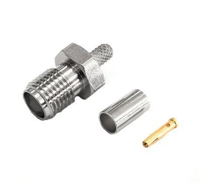 Разъём обжимной SMA-female для кабеля RG-174/U, RG-316/U S-211L NGT