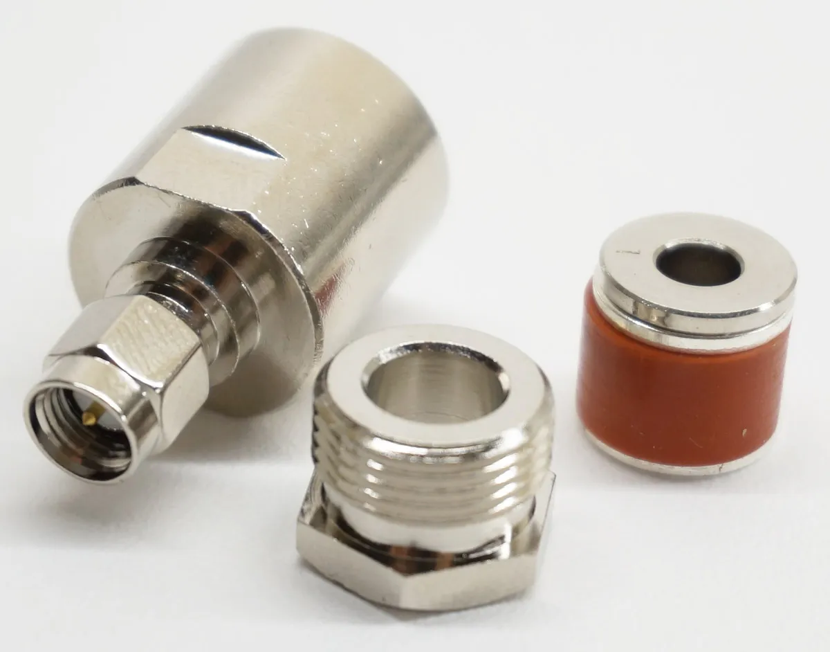 Разъём прижимной SMA male S-112B для 5D-FB (576)