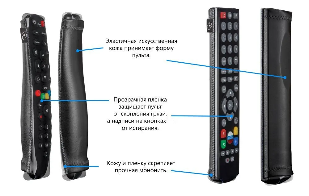 Чехол для пульта ДУ триколор SS1-8306 Чехол для пульта ДУ триколор SS1-8306