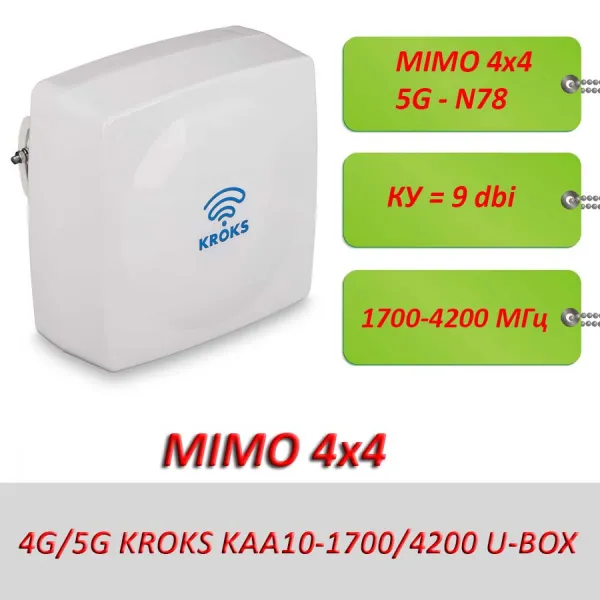 Антенна Крокс KAA10-1700/4200 U-BOX MIMO 4x4 (2210)