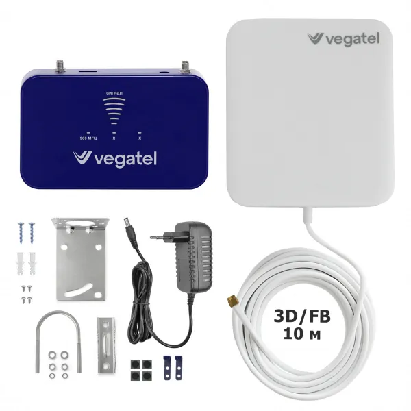 Комплект усиления сотовой связи VEGATEL PL-900 kit(R91134)