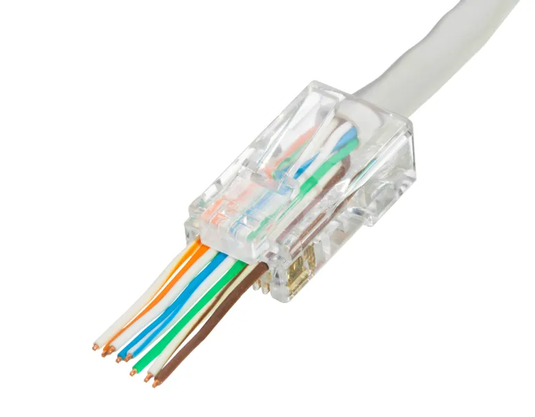 Коннектор сквозной EZ RJ45 8p8c 5cat