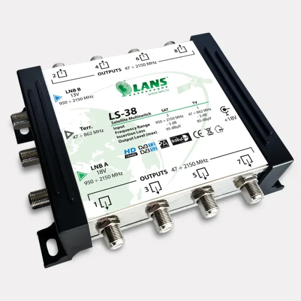 Мультисвитч 3*8 Lans LS-38 Мультисвитч 3*8 Lans LS-38