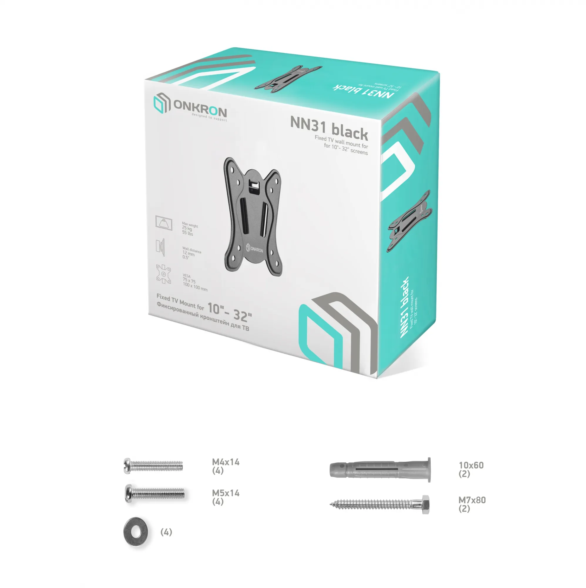 Кронштейн для ТВ 10"- 32" ONKRON NN31