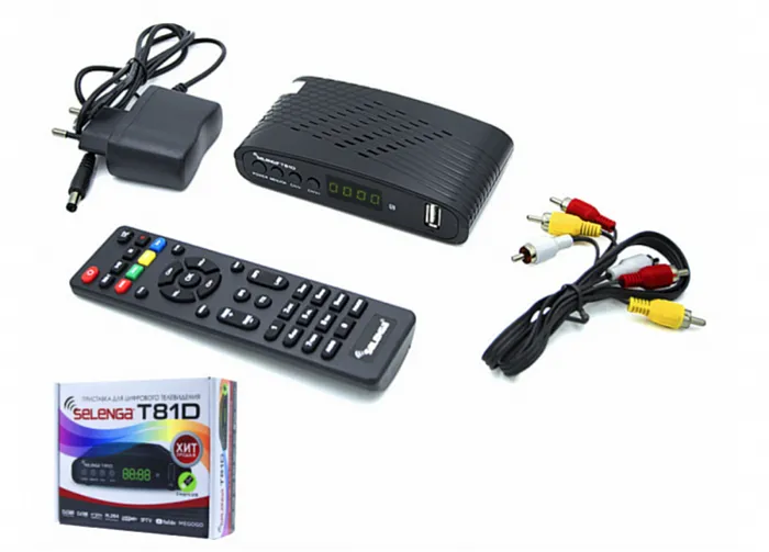 Ресивер эфирный SELENGA T81D DVB-T2/DVB-C