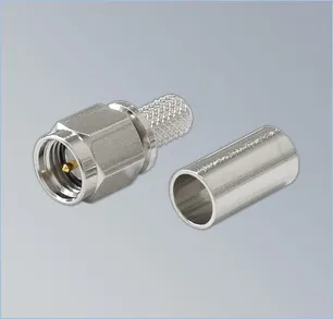 Разъём обжимной SMA-male для кабеля RG58 S-111F NGT