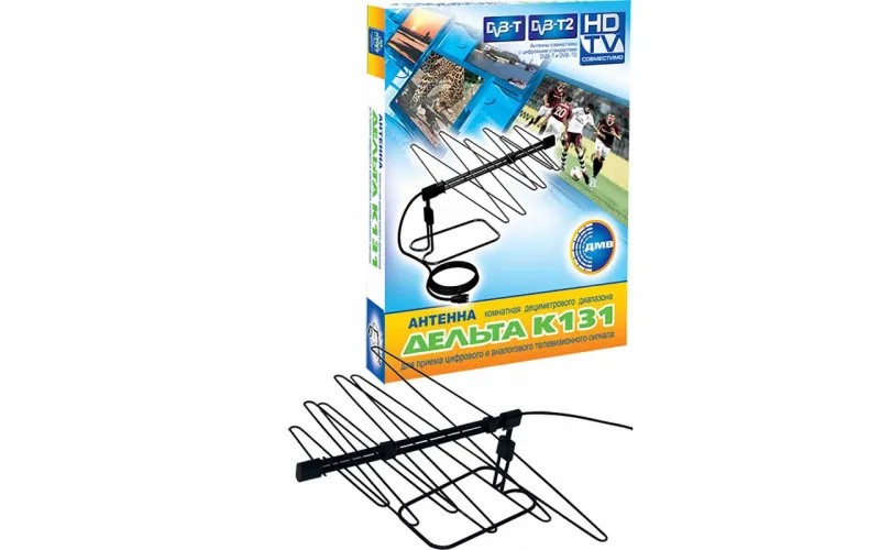 Антенна комнатная ДМВ пассивная Дельта K131