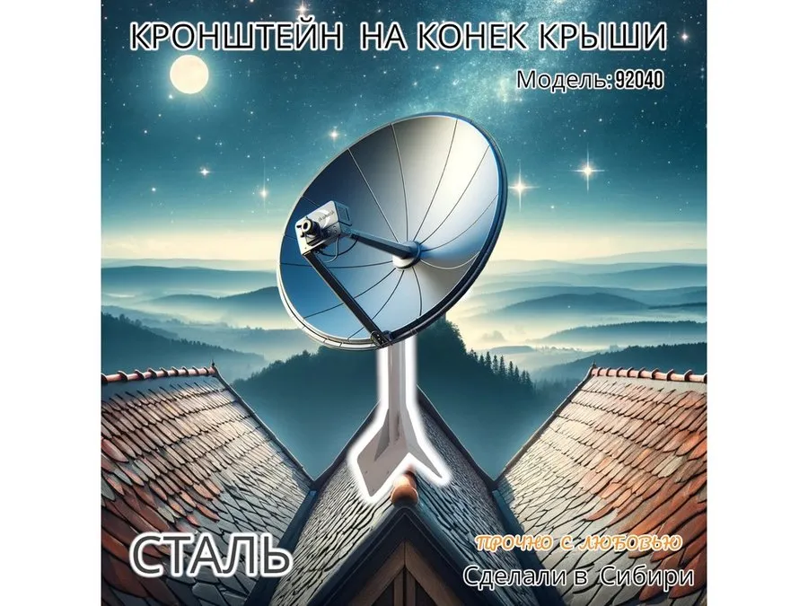 Кронштейн антенный усиленный на конёк SATMASTER-700GR-92040