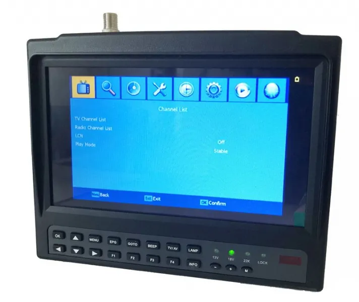 Измеритель сигнала DVB-S2/T2/C SF-750HM