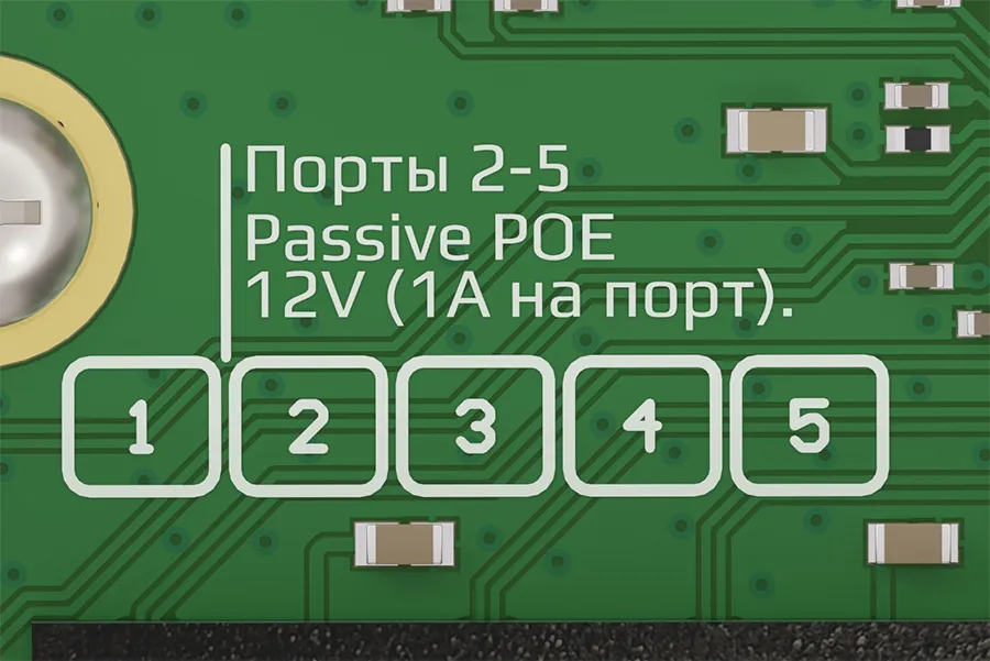 Коммутатор видеонаблюдения Vertell VT-S5