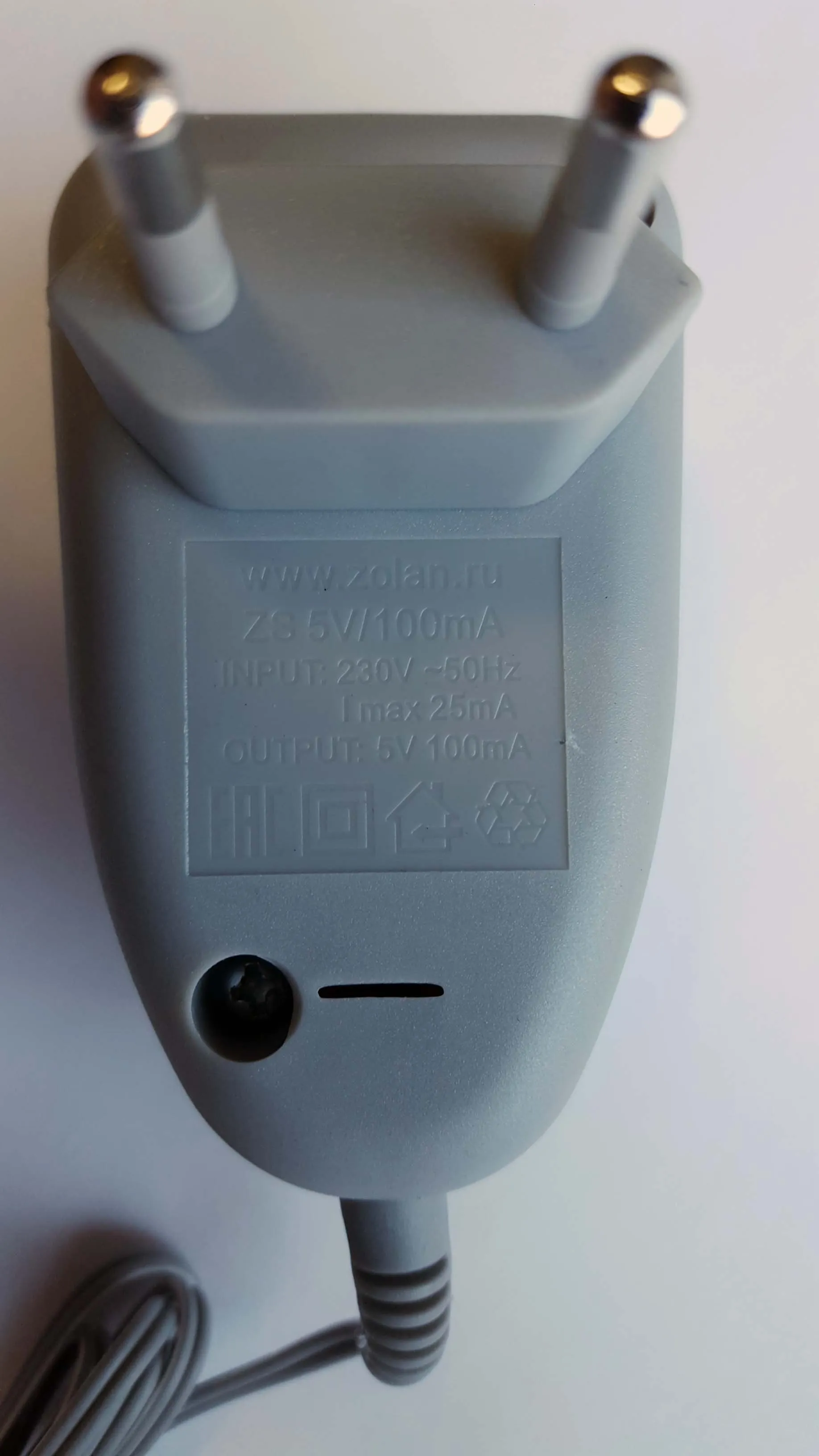 Блок питания 5В 100 мА STABIL-5 Блок питания 5В 100 мА STABIL-5