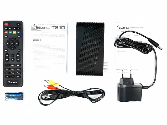 Ресивер эфирный SELENGA T81D DVB-T2/DVB-C