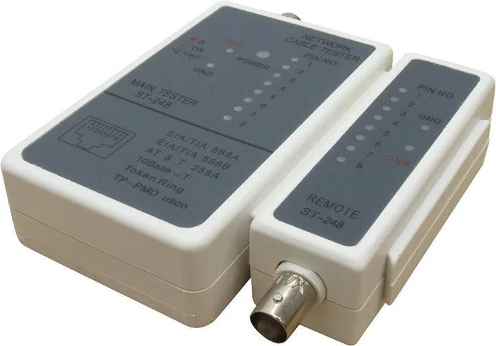Тестер кабеля RJ-45+BNC