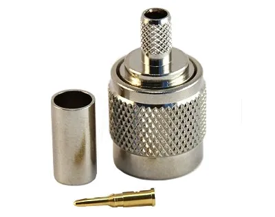 Разъём обжимной TNC-male T-111F RG-58