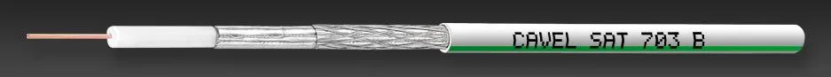 Кабель коаксиальный 75 Ом Cavel SAT 703 B белый Кабель коаксиальный 75 Ом Cavel SAT 703 B белый